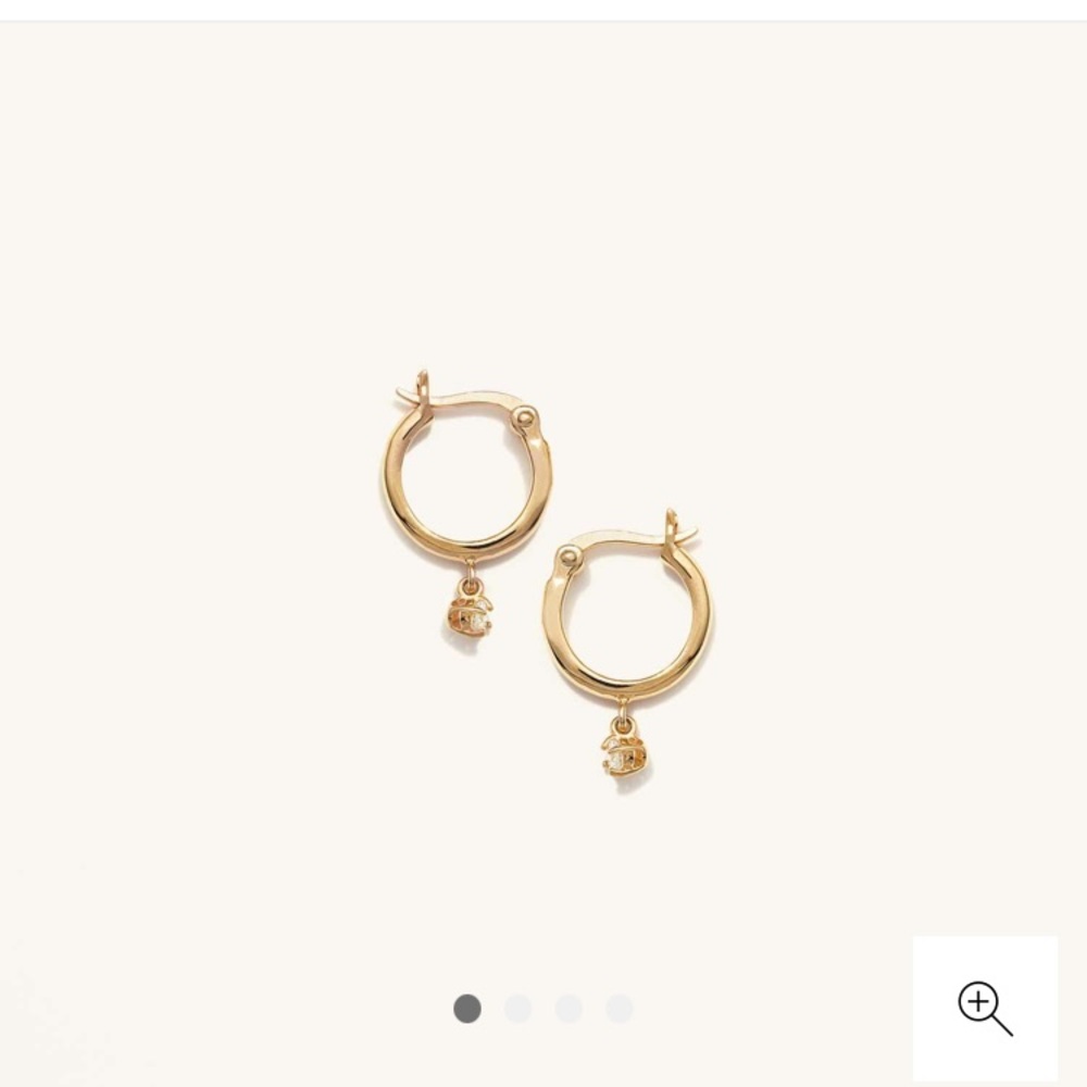 Mejuri Sapphire Hoops